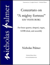 A Mighty Fortress SATB choral sheet music cover